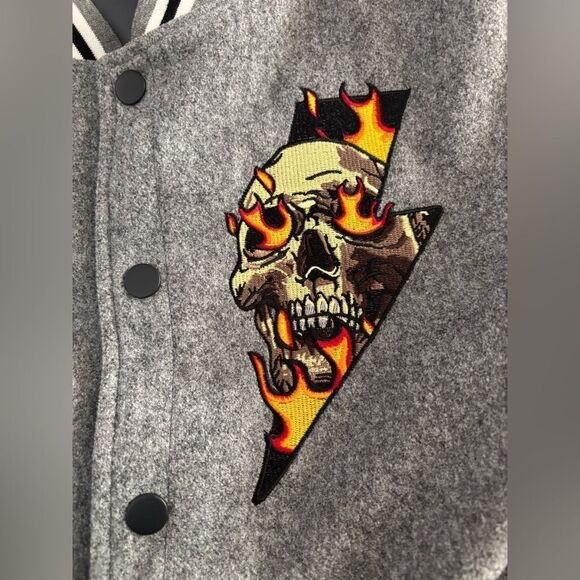 Ring of fire Tonya varsity jacket - Picture 2 of 6